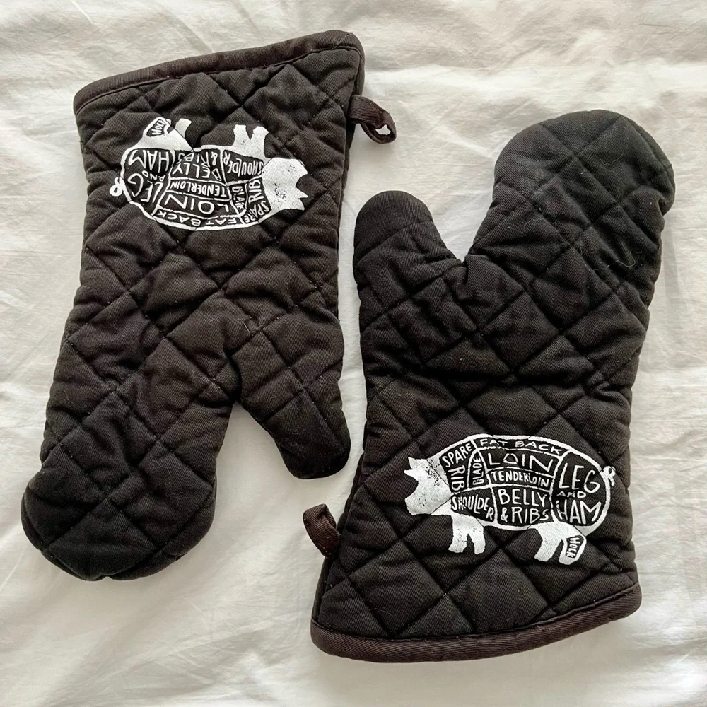 Sur La Table Butcher Quilted Oven or Grill Mitts